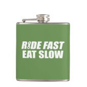 Ride Fast Eat Slow Heupfles (Voorkant)