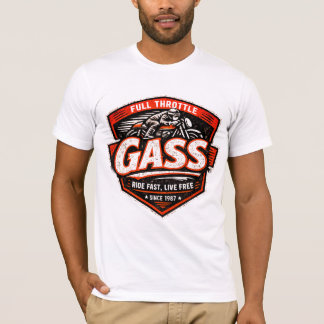 Ride Fast Live Free Biker T-shirt