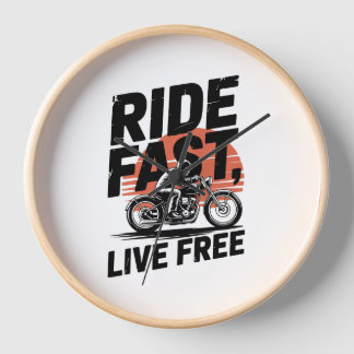 Ride Fast Live Gratis Fietser T-shirt