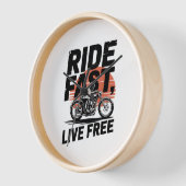 Ride Fast Live Gratis Fietser T-shirt (Hoek)