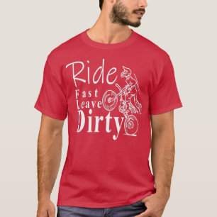 Ride Fast Verlaat vuile jeugd vuilnisbelt T-shirt