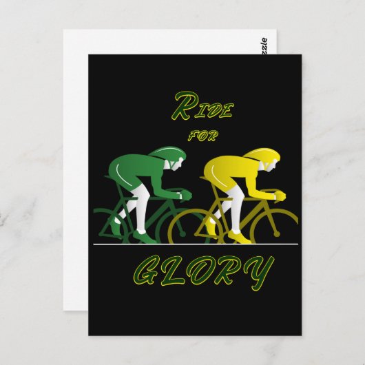 Ride For Glory  Briefkaart (Voorkant / Achterkant)
