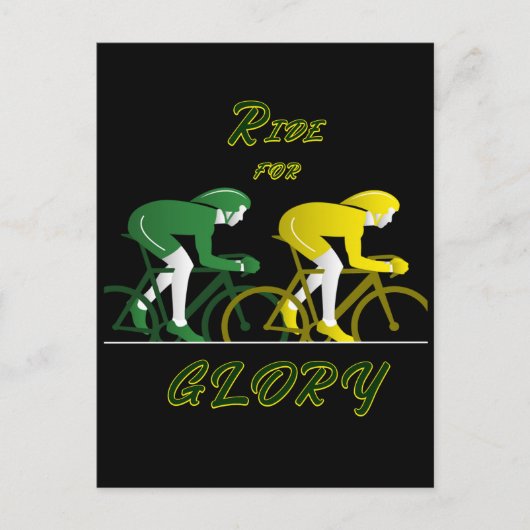 Ride For Glory  Briefkaart (Voorkant)