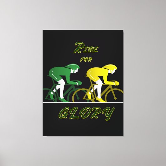 Ride For Glory Canvas Kunst (Voorkant)
