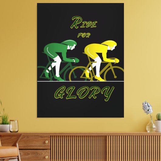 Ride For Glory Canvas Kunst (Insitu (Woonkamer))