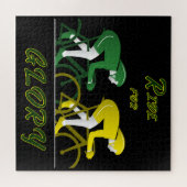 Ride For Glory Canvas Kunst Legpuzzel (Horizontaal)