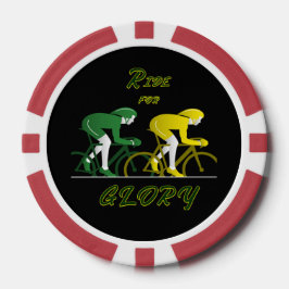 Ride For Glory Canvas Kunst Poker Chips
