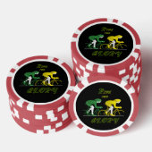 Ride For Glory Canvas Kunst Poker Chips (Opstapeling)