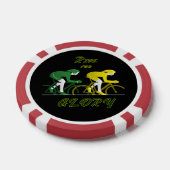 Ride For Glory Canvas Kunst Poker Chips (Enkel)