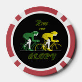 Ride For Glory Canvas Kunst Poker Chips (Achterkant)