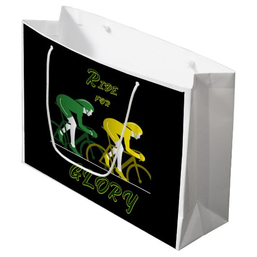 Ride For Glory Gift Bag Groot Cadeauzakje (Voorkant Gekanteld)