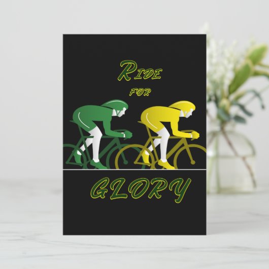 Ride For Glory  Kaart (Staand voorkant)