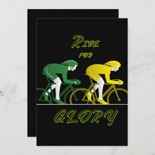 Ride For Glory  Kaart (Voorkant / Achterkant)