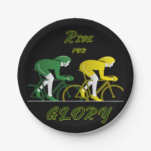 Ride For Glory Papieren Bordje (Voorkant)