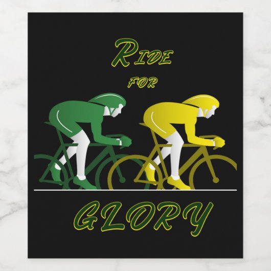 Ride For Glory Wijn Etiket (Enkel label)