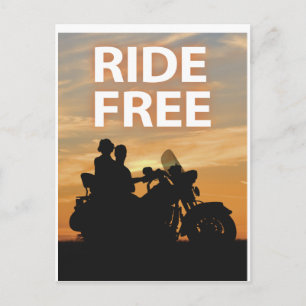 Ride Free Briefkaart