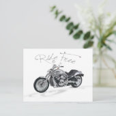 Ride Free Briefkaart (Staand voorkant)