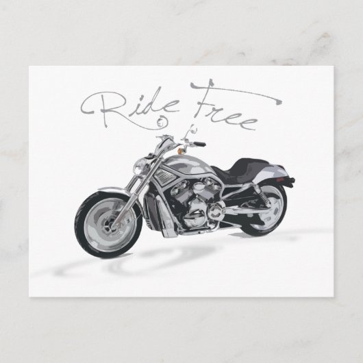 Ride Free Briefkaart (Voorkant)