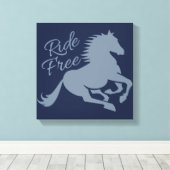 Ride Free Custom canvas afdrukken (Insitu (Houten vloer))
