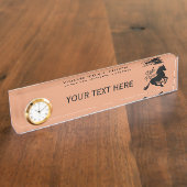 Ride Free custom color name bord Naambordje (Zijkant)