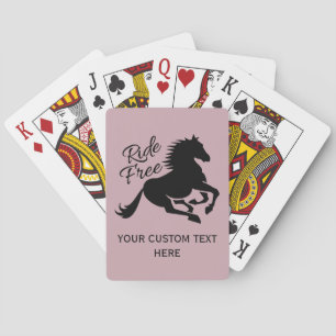 Ride Free Custom Color-speelkaarten Pokerkaarten