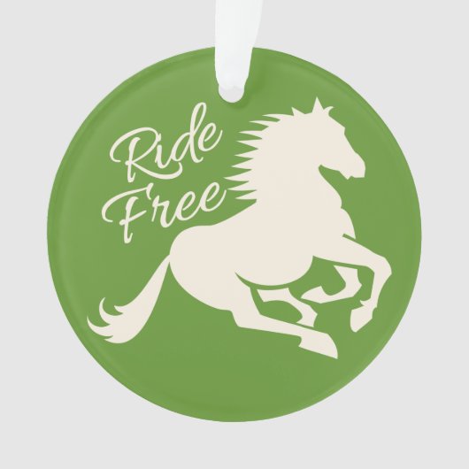 Ride Free Custom Color-versiering Ornament (voorkant)