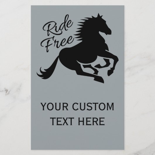 Ride Free Custom Flyers (Voorkant)