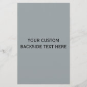 Ride Free Custom Flyers (Achterkant)