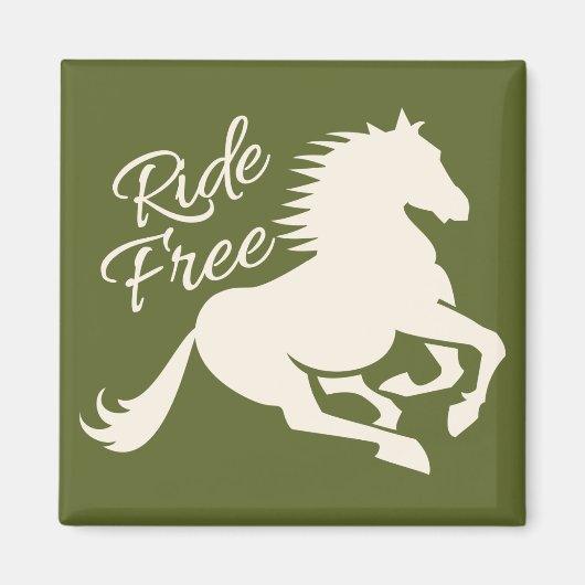 Ride Free Custom Magnet (Voorkant)