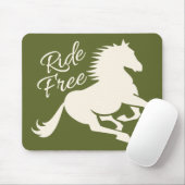Ride Free custom mousepad Muismat (Met muis)