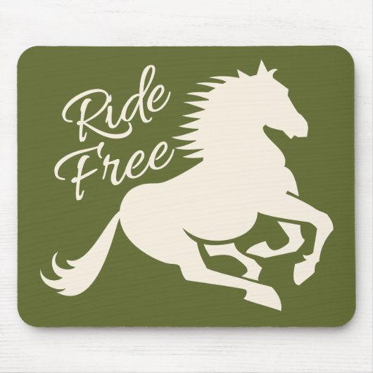 Ride Free custom mousepad Muismat (Voorkant)
