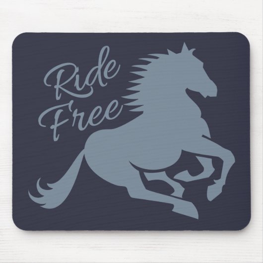 Ride Free custom mousepad Muismat (Voorkant)