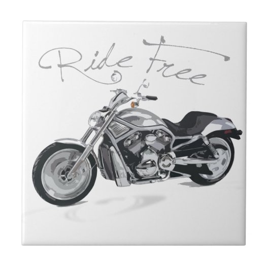 Ride Free Tegeltje (Voorkant)