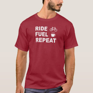 Ride Fuel herhalen T-shirt