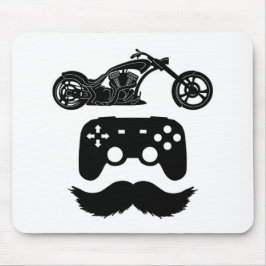 Ride.Game.Dad Black Graphic (A) Muismat