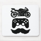 Ride.Game.Dad Black Graphic (B) Muismat (Voorkant)