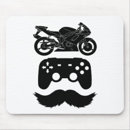 Ride.Game.Dad Black Graphic (B) Muismat