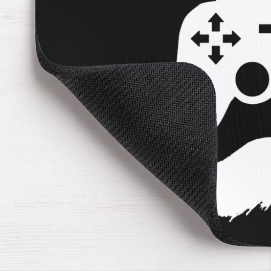 Ride.Game.Dad White Graphic (A) Muismat (Hoek)