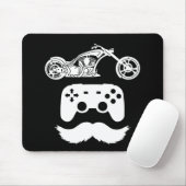 Ride.Game.Dad White Graphic (A) Muismat (Met muis)