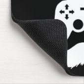 Ride.Game.Dad White Graphic (B) Muismat (Hoek)