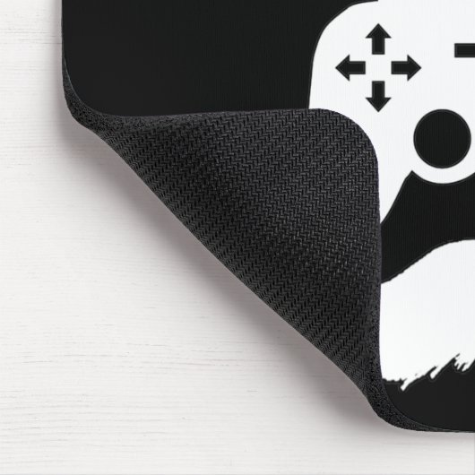 Ride.Game.Dad White Graphic (B) Muismat (Hoek)