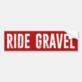 Ride Gravel Bumpersticker (Voorkant)