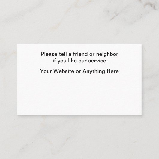 Ride Hailing Uber Driver Visitekaartjes Unique (Achterkant)