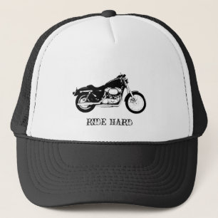 RIDE HARD Motorcycle-vrachtwagenhoed Trucker Pet