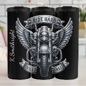 Ride Hard Ride Free Winged Motorcycle Thermosbeker