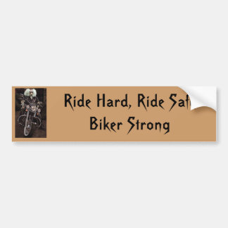 Ride Hard, Ride Safe Biker Sterk Bumpersticker