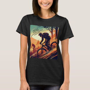 Ride Hard Ride Sterke Laat concurrentie in Stof T-shirt