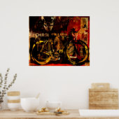 Ride het alsof je het gestolen hebt poster (Keuken)