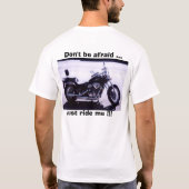 Ride het alsof je het gestolen hebt! t-shirt (Achterkant)