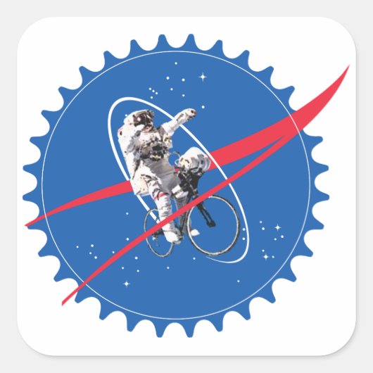 Ride High Vierkante Sticker (Voorkant)